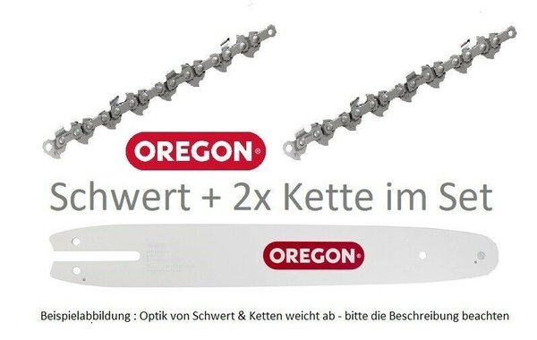 OREGON Schwert 30 cm & 2x Sägekette 91P044E Stihl MS
